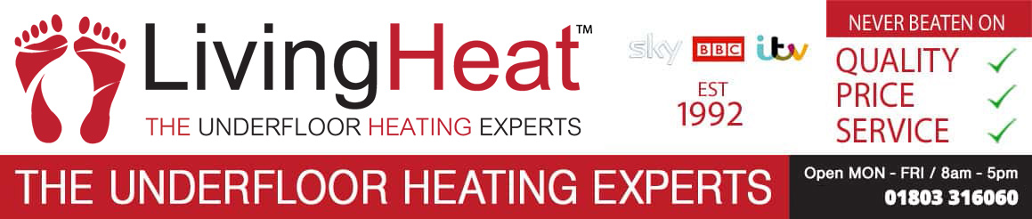 UNDER LVT, LUXURY VINYL TILE, LAMINATE,WOOD HEATING KIT - Living Heat Underfloor Heating