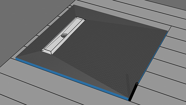 Wet Room Wetroom Shower Tray Kit