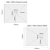 1000 x 1500 c-o Shower Tray