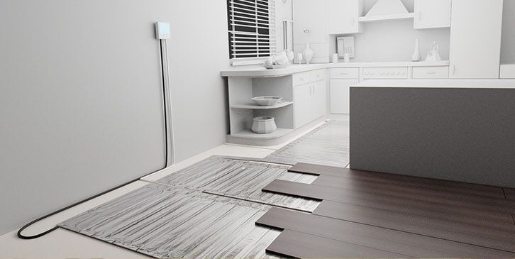 bathroom floor heating mat for electric